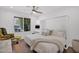 Bright bedroom with built-in Murphy bed, desk, and natural light from the window at 8582 E Via De Dorado --, Scottsdale, AZ 85258