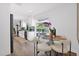 Eat-in kitchen features a glass top table, natural lighting and stainless steel appliances at 8582 E Via De Dorado --, Scottsdale, AZ 85258