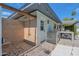 An outdoor shower, built in grill and outdoor eating area are easily accessible from the back door at 8582 E Via De Dorado --, Scottsdale, AZ 85258