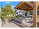 Backyard gazebo offers a shaded seating area and is ready for outdoor entertaining at 10034 E Thunderbolt Ave, Mesa, AZ 85212