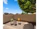 Relaxing outdoor patio featuring brick pavers and comfortable patio seating at 1095 W Sandy Banks --, Gilbert, AZ 85233
