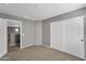 Cozy bedroom with closet and a view of the landing at 2306 W Spur Dr, Phoenix, AZ 85085