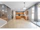 Bright and airy kitchen featuring an island, stainless appliances, and sliding glass doors at 2306 W Spur Dr, Phoenix, AZ 85085