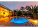 Inviting swimming pool with water features and ample space for relaxation and entertainment at 23213 N Del Monte Dr, Sun City West, AZ 85375