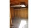 Spacious storage area with wooden framing and concrete flooring at 235 N 61St Pl, Mesa, AZ 85205