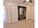 Bedroom closet featuring adjustable shelving and an integrated dresser at 3310 W Sweetwater Ave, Phoenix, AZ 85029