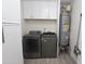 A well-organized laundry room with new washer/dryer and water heater at 3310 W Sweetwater Ave, Phoenix, AZ 85029