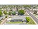 Low-altitude aerial view of home with a red truck parked in the driveway at 400 N Jay N St, Chandler, AZ 85225