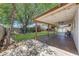 Backyard with lush grass and mature trees at 4808 W Shaw Butte Dr, Glendale, AZ 85304