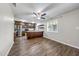 Kitchen and eating area with island, stainless appliances, and wood cabinets at 4808 W Shaw Butte Dr, Glendale, AZ 85304
