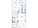 Detailed floor plan showcasing the layout of the home, including the bedrooms, bathrooms, kitchen, and living areas at 5633 S 253Rd Ave, Buckeye, AZ 85326