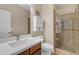Bathroom showcasing a modern sink and a walk-in shower at 6870 S Justin Way, Chandler, AZ 85249