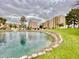 A lovely, serene pond with fountain and lush green common space offers relaxation at 7970 E Camelback Rd # 110, Scottsdale, AZ 85251