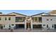 Exterior of modern townhouses with private patios and balconies at 1 Easy St # 15, Carefree, AZ 85377