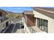 Modern home exterior featuring a balcony, sleek lines, and desert landscaping in a serene neighborhood at 1 Easy St # 4, Carefree, AZ 85377