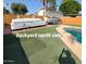 View of the backyard north side, including RV and boat storage at 1308 S Spur --, Mesa, AZ 85204