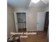 Bedroom closet with adjustable shelving at 1308 S Spur --, Mesa, AZ 85204