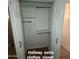 Spacious hallway closet featuring ample storage with shelving and hanging rods at 1308 S Spur --, Mesa, AZ 85204