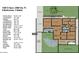 Detailed floor plan showcasing the layout with a Gathering room, living room, bedrooms, kitchen, and an inviting outdoor pool area at 1308 S Spur --, Mesa, AZ 85204