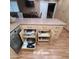 The kitchen island offers convenient pull-out drawers for organized storage and access at 1308 S Spur --, Mesa, AZ 85204