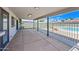 Wide back patio with view of a refreshing pool and neighboring yards at 1444 W Wickieup Ln, Phoenix, AZ 85027