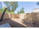 View of the backyard area enclosed by a block wall at 15818 N 25Th St # 124, Phoenix, AZ 85032
