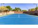 Enjoy a game of tennis on this well-maintained, community tennis court with beautiful landscaping and a basketball hoop at 19550 N Grayhawk Dr # 2023, Scottsdale, AZ 85255