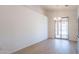 Dining area showcasing chandelier and sliding glass door at 1956 N Hubbard Ln, Casa Grande, AZ 85122