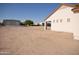 Exterior view showcasing the building, grounds, and ample space with additional detached metal building at 19880 W Desert Views Dr, Casa Grande, AZ 85122