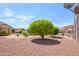 This backyard has beautiful landscaping at 20039 N Hearthstone Dr, Surprise, AZ 85374