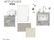 Enhanced bathroom design featuring stylish fixtures, white cabinets, herringbone tile, and modern sink at 25138 W Wayland Dr, Buckeye, AZ 85326