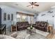 This living room offers comfortable seating, stylish decor, and plenty of space for relaxation and entertainment at 25995 W Sierra Pinta Dr, Buckeye, AZ 85396