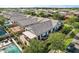 The backyard has a covered patio, swimming pool, and professional landscaping at 3163 E Austin Dr, Gilbert, AZ 85296