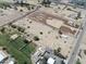 An aerial view reveals the expansive acreage ready to be developed and built into your dream property at 40458 N Prince Ave, San Tan Valley, AZ 85140