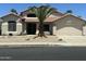 Charming single-story home with desert landscaping, a tile roof, and a spacious two-car garage at 7326 W Dreyfus Dr, Peoria, AZ 85381