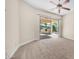 Bright bedroom featuring sliding glass doors leading to an outdoor patio area at 2031 W Periwinkle Way, Chandler, AZ 85248