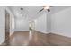 A bright and spacious living room featuring hardwood floors and natural light at 2031 W Periwinkle Way, Chandler, AZ 85248