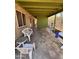Large covered patio, perfect for enjoying outdoor seating or dining, plus a view of the backyard at 2134 E Harvard St, Phoenix, AZ 85006