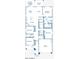 Detailed floor plan showcasing the layout of this four bedroom home, including the kitchen, great room, and primary suite at 25357 W Bowker St, Buckeye, AZ 85326