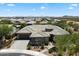 Panoramic aerial view of the upscale community, highlighting the meticulously designed homes and desert landscaping at 2821 E Cashman Dr, Phoenix, AZ 85050