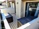 Outdoor patio space with dark wood benches, offering a comfortable relaxation spot at 2927 N Oregon St # 7, Chandler, AZ 85225