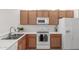 Efficient kitchen with white appliances, perfect for preparing delicious meals at 3724 E Derringer Way, Gilbert, AZ 85297