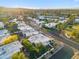 Sun-drenched aerial view of the neighborhood showcasing the uniform architecture and well-maintained landscaping at 39 E Tam Oshanter Dr, Phoenix, AZ 85022