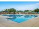 Large community pool perfect for recreation with clear water and plenty of lounging space at 4038 E Wagon Cir, Gilbert, AZ 85297