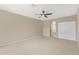 Neutral bedroom with ceiling fan and carpet floors at 41627 N Cedar Chase Rd, Anthem, AZ 85086