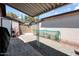 A backyard featuring a covered patio and desert landscaping at 5135 E Evergreen St # 1159, Mesa, AZ 85205