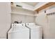 A laundry room featuring a white washer and dryer at 5135 E Evergreen St # 1159, Mesa, AZ 85205