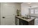Kitchen with granite countertops and stainless steel appliances and dishwasher at 5302 E Van Buren St # 3040, Phoenix, AZ 85008