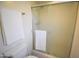Bright bathroom with a glass shower and towel rack at 5550 N 12Th St # 15, Phoenix, AZ 85014