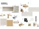 A bathroom detail board featuring a luxurious shower and interior finishes at 5636 E Caballo Dr, Paradise Valley, AZ 85253